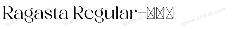 Ragasta Regular字体转换